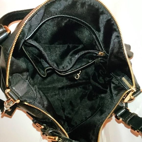 Michael Kors Black Satchel Handbag, EUC - Picture 10 of 16